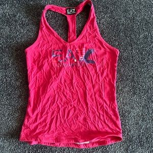 Emporio Armani , pink tank top , like new , size XS fits S as well